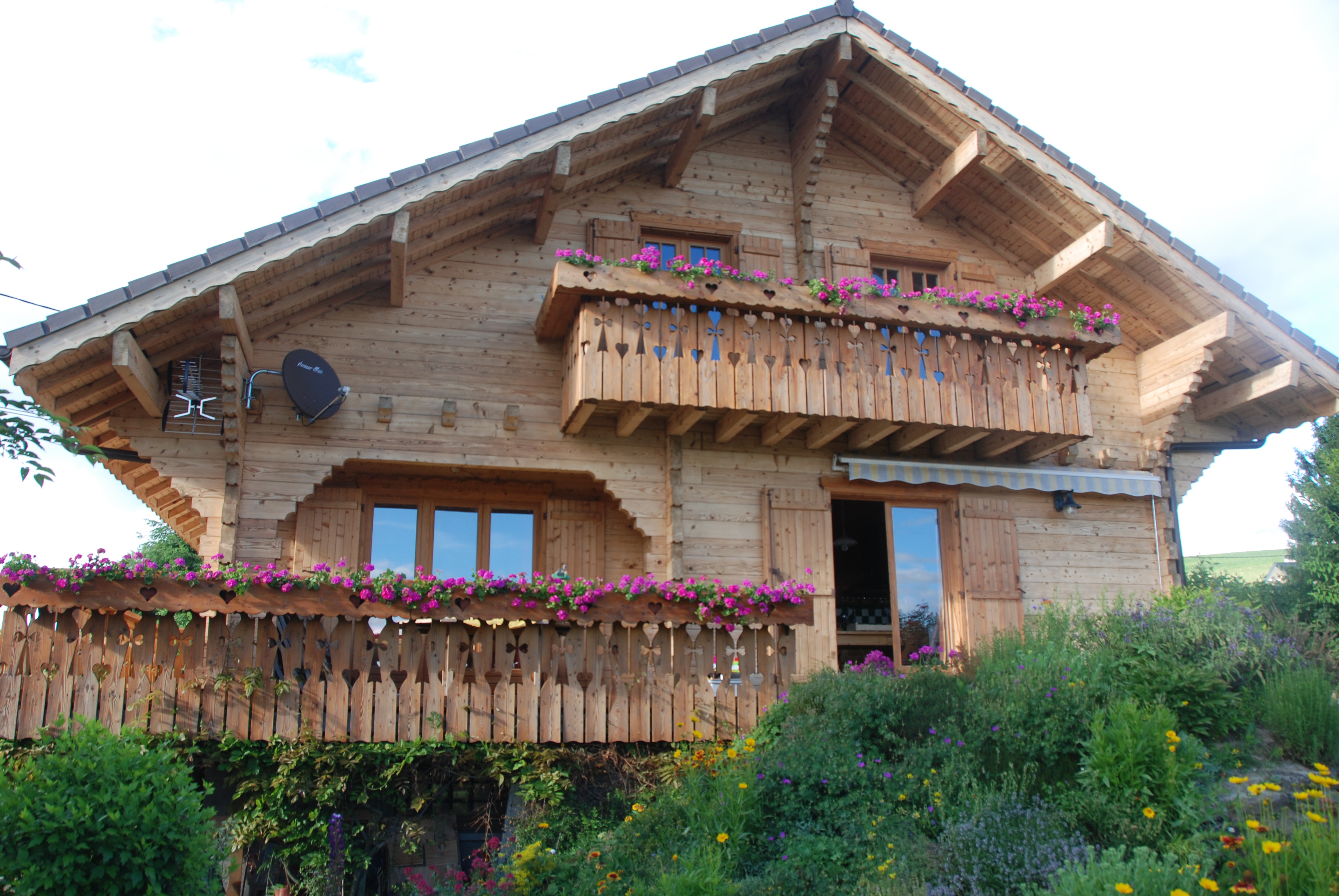 Chalet APRES traitement