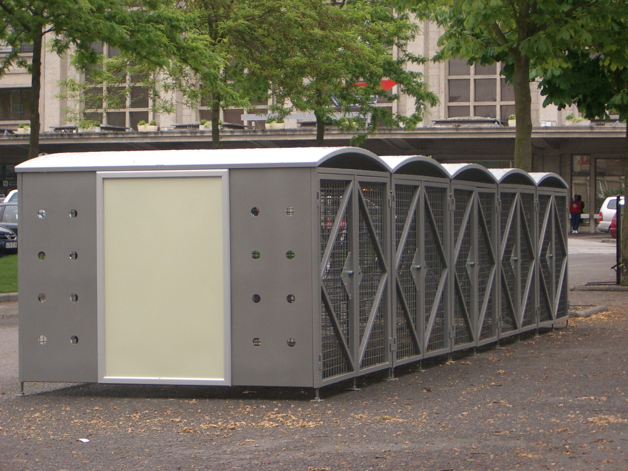 Métallisation mobilier urbain