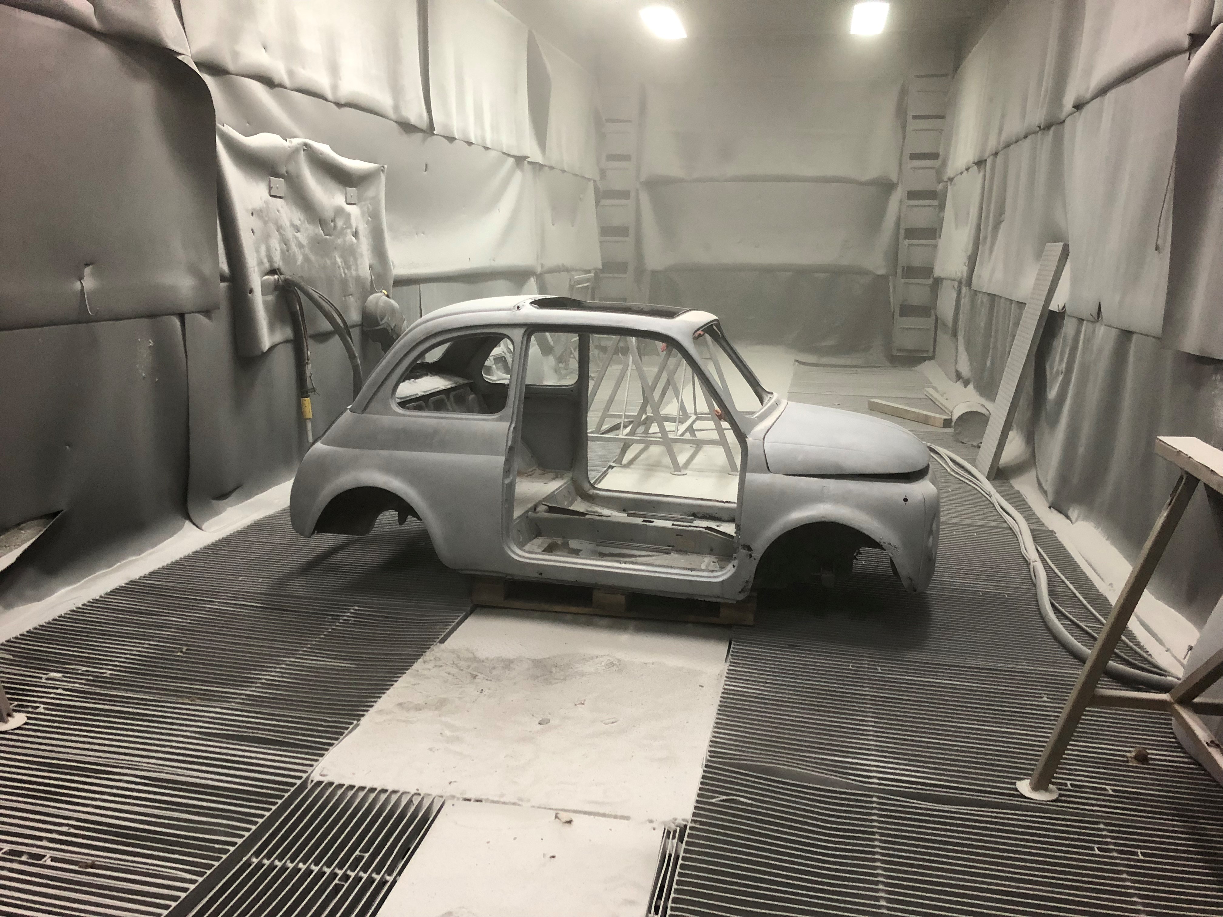 Grenaillage de voiture