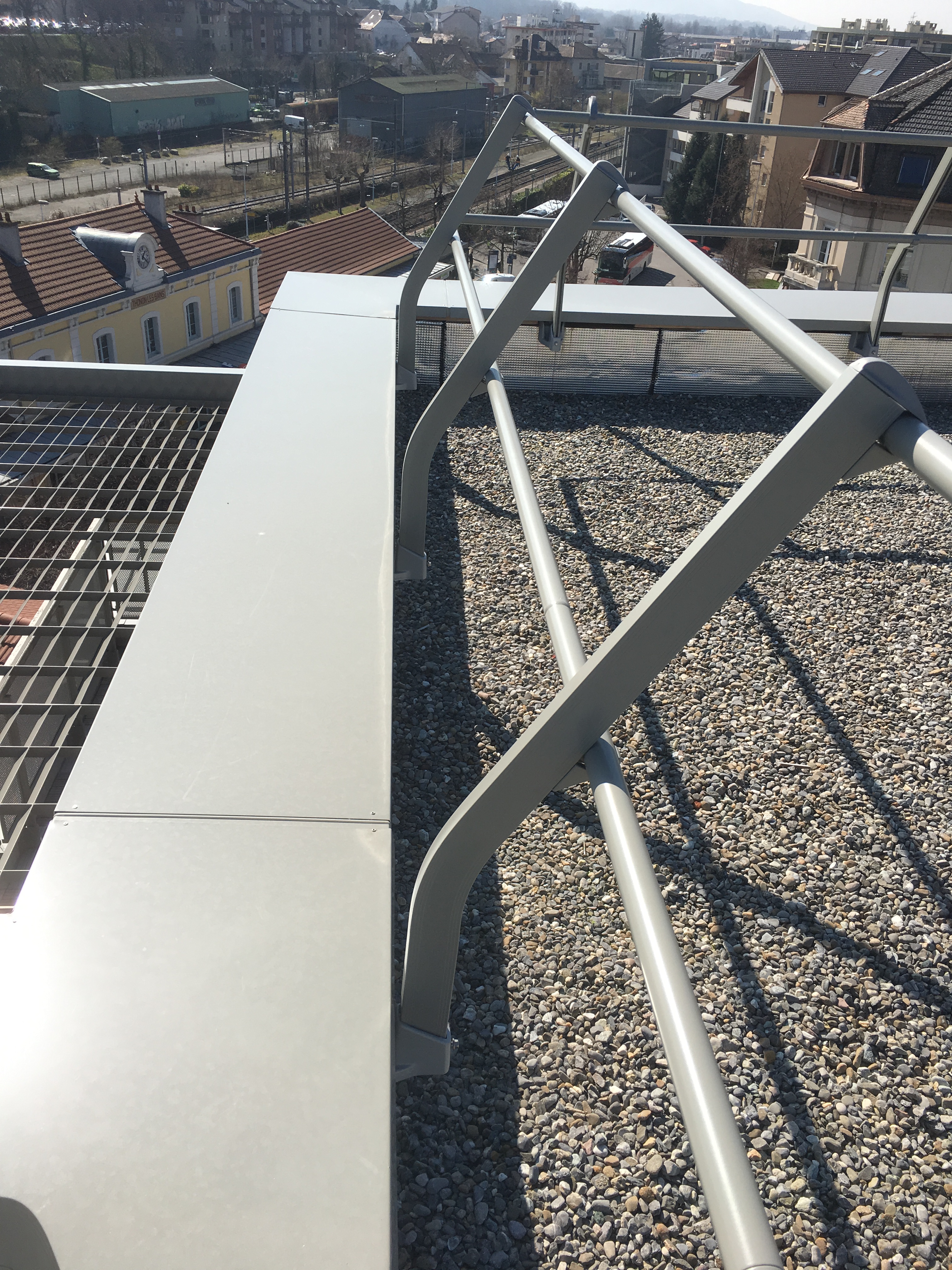 Métallisation garde corps